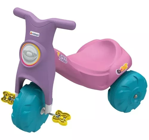 Triciclo Infantil Tico Tico Super Turbo Rosa Xalingo